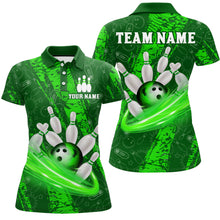Load image into Gallery viewer, Custom Women 3D Bowling Shirts Bowling Team Jersey Polo Bowlers Gifts Multicolor QZT473