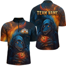 Load image into Gallery viewer, Custom Alligator Bowling Team Shirt Unisex Bowling Jersey for Men Polo &amp; 1/4-Zip QZT754