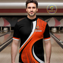Load image into Gallery viewer, Custom Funny Turkey Bowling Team Shirt Unisex for Men Polo &amp; Quarter-Zip Bowling Outfit QZT756