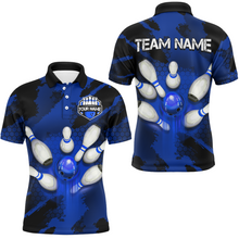 Load image into Gallery viewer, Camo 3D Bowling Shirts Men Custom Bowling Team Jersey Polo Multicolor QZT468