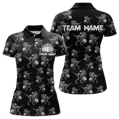 Custom Sauropod Bowling Shirt for Men And Women Quarter-Zip Bowling League Bowling Outfit QZT633
