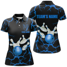 Load image into Gallery viewer, Personalized 3D Women's Bowling Team Jersey Bowling Shirt American Bowling Polo Shirt QZT33