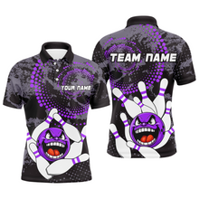 Load image into Gallery viewer, Personalized Bowling Shirts for Men Polo Camo Bowling Jersey   Bowling Team League QZT446