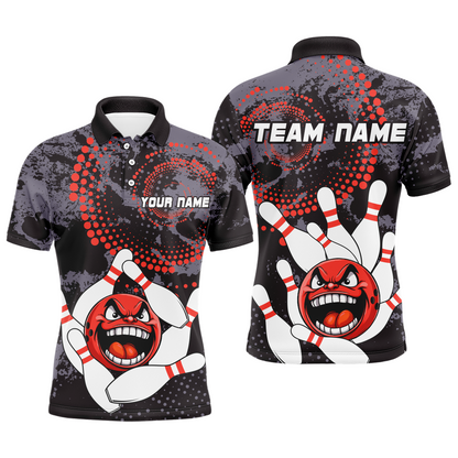Personalized Bowling Shirts for Men Polo Camo Bowling Jersey   Bowling Team League QZT446