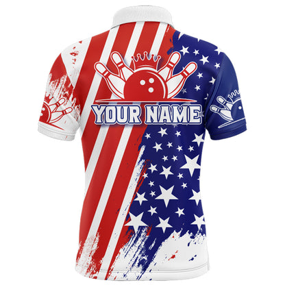 Personalized Bowling Jersey For Men American Bowling Shirt Team Custom Bowling Polo Shirt BDT307