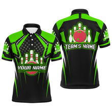 Load image into Gallery viewer, Personalized Bowling Jersey For Men Bowling Polo Shirt For Team Strike BDT271