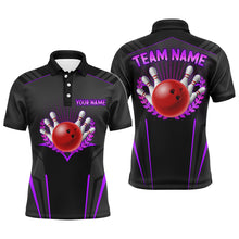 Load image into Gallery viewer, Personalized Bowling Jersey For Men Bowling Team League Shirts Custom Bowling Polo Shirt BDT378