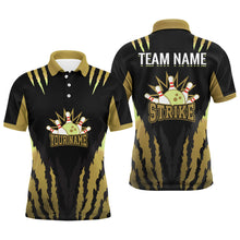 Load image into Gallery viewer, Strike Bowling Jersey For Men Personalized Bowling Shirt Team Bowling Polo Shirt BDT286
