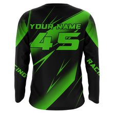 Load image into Gallery viewer, Motocross Racing Jersey Green Upf30+ Dirt Bike Shirt Motorcycle Off-Road Jersey XM293