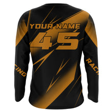 Load image into Gallery viewer, Motocross Racing Jersey Orange Upf30+ Dirt Bike Shirt Motorcycle Off-Road Jersey XM293