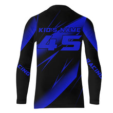 Load image into Gallery viewer, Motocross Racing Jersey Blue Upf30+ Dirt Bike Shirt Motorcycle Off-Road Jersey XM293