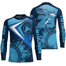 Load image into Gallery viewer, Motocross Jersey Blue Custom Dirt Bike Shirt For Kid Men Women Off-road Racing Shirt XM311