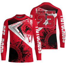 Load image into Gallery viewer, Motocross Jersey Red Custom Dirt Bike Shirt For Kid Men Women Off-road Racing Shirt XM311