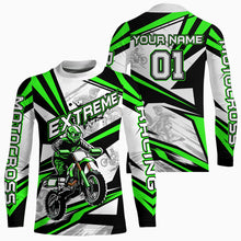 Load image into Gallery viewer, Green Dirt Bike Racing Jersey Upf30+ Motocross Shirt Men Kid Women Off-Road Jersey XM279