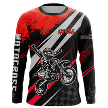 Load image into Gallery viewer, Dirt Bike MX Racing Jersey Red Upf30+ Motocross Shirt Women Kid Off-Road Shirt XM280
