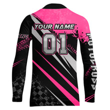 Load image into Gallery viewer, Dirt Bike MX Racing Jersey Pink Upf30+ Motocross Shirt Women Kid Off-Road Shirt XM280