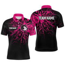 Load image into Gallery viewer, Pink Golf Polo Shirt Custom Golf Shirts for Men and Women Team Golf Apparel MMG58