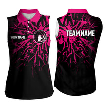 Load image into Gallery viewer, Pink Golf Polo Shirt Custom Golf Shirts for Men and Women Team Golf Apparel MMG58