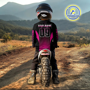 Pink Motocross Racing Jersey Custom Dirt Bike Jersey Kid Women Men Off Road Jersey XM369