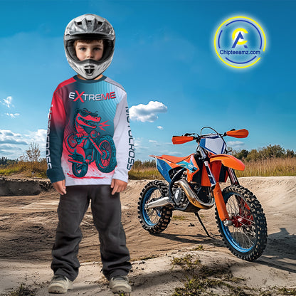 Aligator Motocross Racing Jersey Dirt Bike Jersey Men Kid Women Motorcycle Shirt XM376