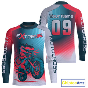 Aligator Motocross Racing Jersey Dirt Bike Jersey Men Kid Women Motorcycle Shirt XM376