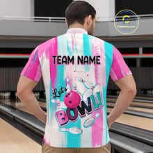 Load image into Gallery viewer, Vintage Pink Bowling Shirts for Women Men Custom Team Bowling Jerseys for Bowlers MBL115