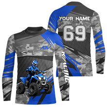 Load image into Gallery viewer, ATV Quad Bike Jersey Blue ATV Racing Shirt For Men Kid Women ATV Quad Shirt MX84