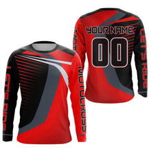 Load image into Gallery viewer, Red Motocross Racing Jersey Custom Dirt Bike Jersey Men Kid Women Off Road Jersey XM359