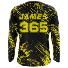 Load image into Gallery viewer, Motocross Racing Jersey Yellow Upf30+ Men Women Kid Dirt Bike Shirt Motorcycle Jersey XM200