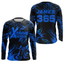 Load image into Gallery viewer, Motocross Racing Jersey Blue Upf30+ Men Women Kid Dirt Bike Shirt Motorcycle Jersey XM200
