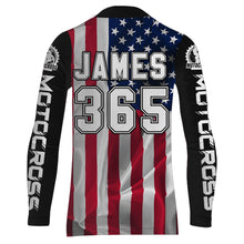 Load image into Gallery viewer, ATV Motocross Jersey American Flag Upf30+ ATV Quad Bike Jersey Men Kid ATV Riding Shirt MX66