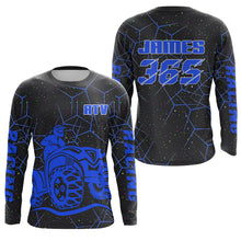 Load image into Gallery viewer, Blue ATV Racing Jersey Kid Men Women Upf30+ ATV Quad Bike Shirt ATV Riding Off-road MX69