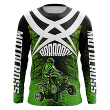 Load image into Gallery viewer, Custom ATV Motocross Jersey Upf30+ Green Quad Bike Shirt Adult Youth Off-road Racing MX46