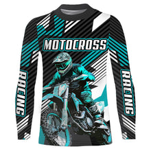 Load image into Gallery viewer, Custom Racing Jersey Motocross UPF30+ Motorcycle Shirt Youth Men Off-Road Dirt Bike Jersey XM142