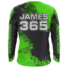 Load image into Gallery viewer, Green Motocross Racing Jersey Men Kid Upf30+ Dirt Bike Off-Road Shirt MX Jersey XM192