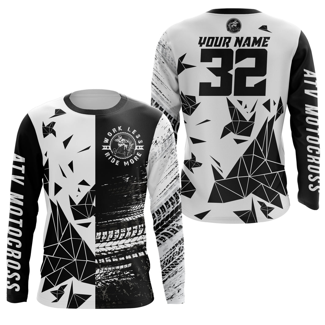 ATV Motocross Jersey Quad Bike Shirt Men Kid Youth UPF30+ ATV Quad Jersey ATV Racing Shirt MX01