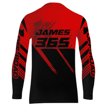 Load image into Gallery viewer, Motocross MX Racing Jersey Men Kid Women UPF30+ Red Off-road Dirt Bike Riding Shirt XM233