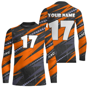 Orange Motocross Racing Jersey Dirt Bike Off-road Riding Jersey for Men Kid Women XM361