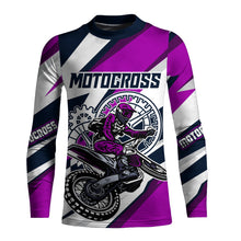Load image into Gallery viewer, Custom Motocross Jersey Upf30+ Youth Men Women Kid Dirt Bike Shirt Racing Off-Road XM30