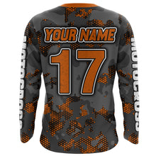Load image into Gallery viewer, Motocross Jersey Orange Upf30+ Dirt Bike MX Racing Kid Men Women Motorcycle Shirt XM112