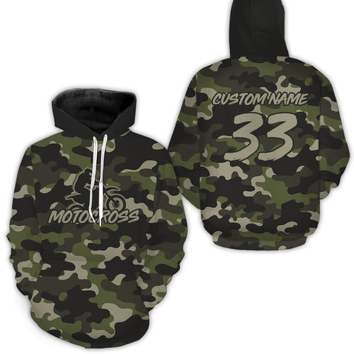 Camo Motocross Hoodie Jersey For Men Women Dirt Bike Motorcycle Hoodie Shirt MH132