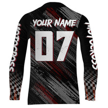 Load image into Gallery viewer, American Flag Motocross Jersey UPF30+ Youth Dirt Bike Shirt Patriotic Extreme MX Racing Shirt XM123