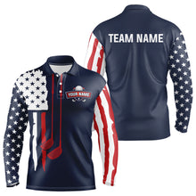 Load image into Gallery viewer, Custom American Flag Golf Polo Shirt Patriotic for Men Women US Golf Polo Shirt MMG53