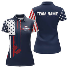 Load image into Gallery viewer, Custom American Flag Golf Polo Shirt Patriotic for Men Women US Golf Polo Shirt MMG53