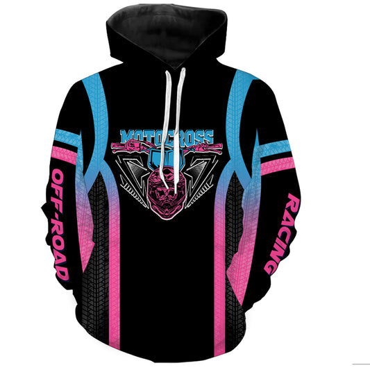 Custom Motocross Racing Hoodie Dirt Bike Motorcycle Hoodie For Biker Men Women MH42