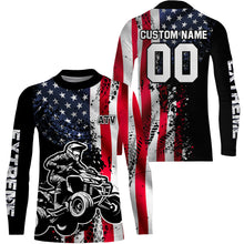 Load image into Gallery viewer, ATV Quad Bike Jersey ATV Racing Shirt Men Kid Women US Flag ATV Quad Shirt MX83