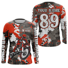 Load image into Gallery viewer, Camo Motocross Jersey Men Kid Women Upf30+ Dirt Bike Off-road Motorcycle Shirt XM319