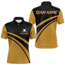 Load image into Gallery viewer, Custom Golf Polo Shirt for Men Women Golf Polo Shirt Yellow Golf Polo MMG12