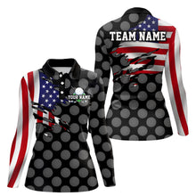 Load image into Gallery viewer, Custom American Golf Polo Shirt for Men Women Patriotic US Golf Shirts for Golfer MMG14