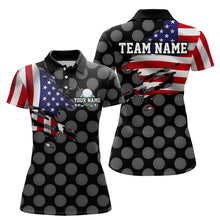 Load image into Gallery viewer, Custom American Golf Polo Shirt for Men Women Patriotic US Golf Shirts for Golfer MMG14